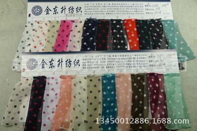 蠶絲皺雪紡壓皺印花圓點(diǎn)紋面料——夏季女裝的輕盈之選